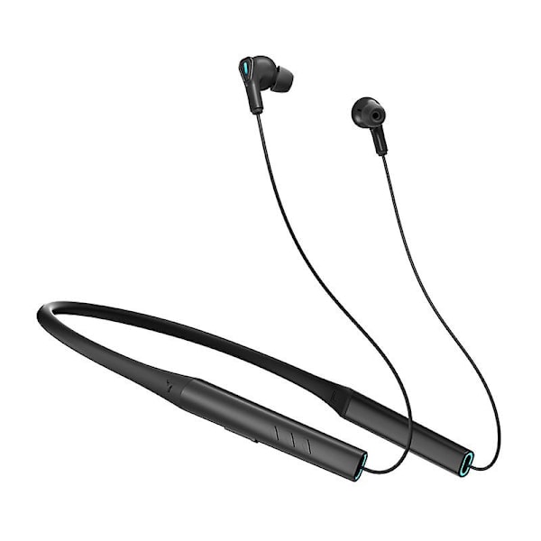 Bluetooth-kuulokkeet kaulalla, langattomat nappikuulokkeet, melunvaimennus Black
