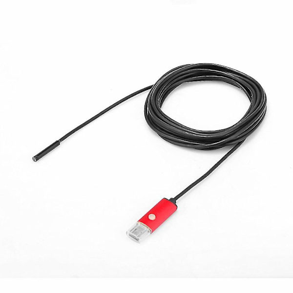 2-in-1 USB-endoskooppi 5,5 mm tarkastuskameralla Androidille, 6 LED-valoa