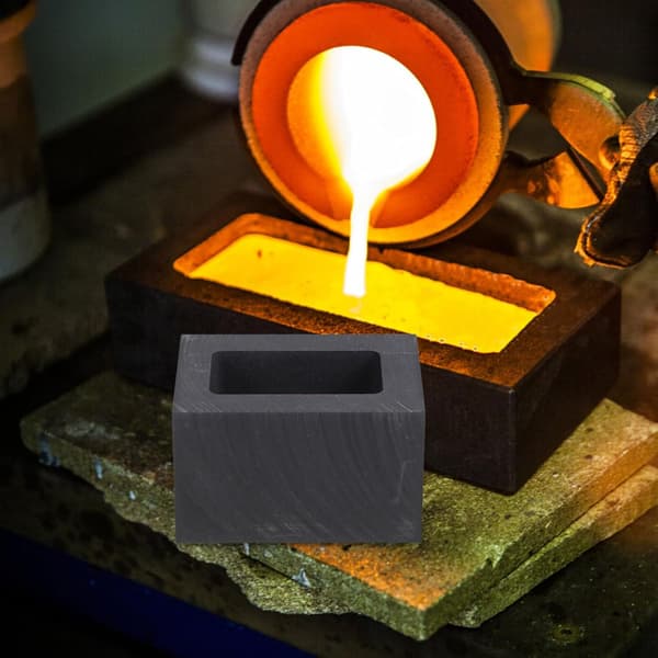 Raffinerende grafitform legering metalsmelteform til juvelerer og metalarbejdere