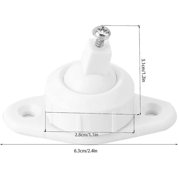 Miljövänlig Högtemperaturbeständig Alarmfäste, Pir Monteringsfäste, Lätt att Installera. Installera för Pir Mount Alarm