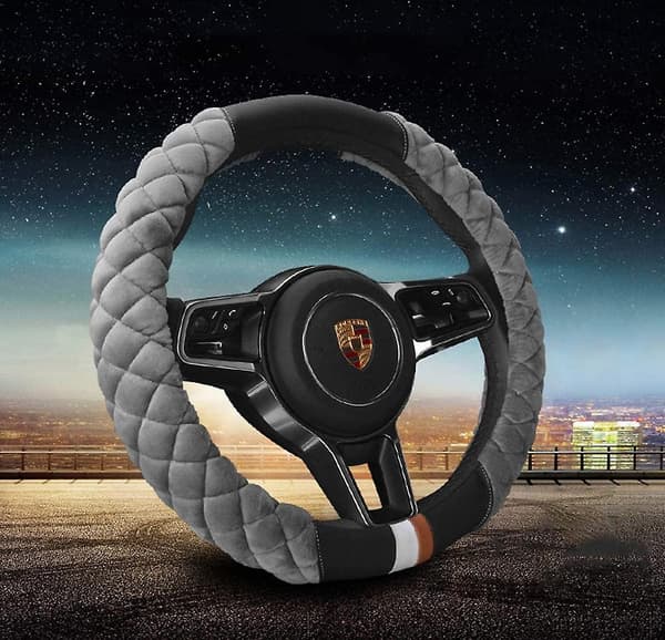 Vinter Faux Fur Rattskinn Deksel - Passer de fleste biler - 38cm - Interiør Tilbehør