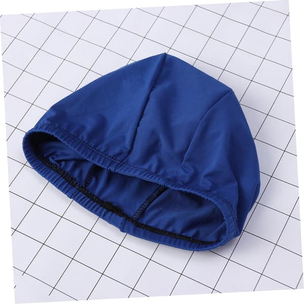 6 st unisex badmössor lätta badmössor i polyester elastiska badmössor