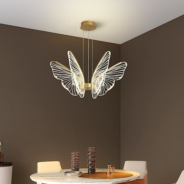 LED-hængelampe Butterfly Design 68cm Metal Nordisk