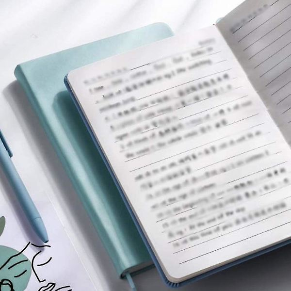 Kontor Dagbok A5 Lær Notatbok Harddekket Journal Fin Memo Pad Dagbok