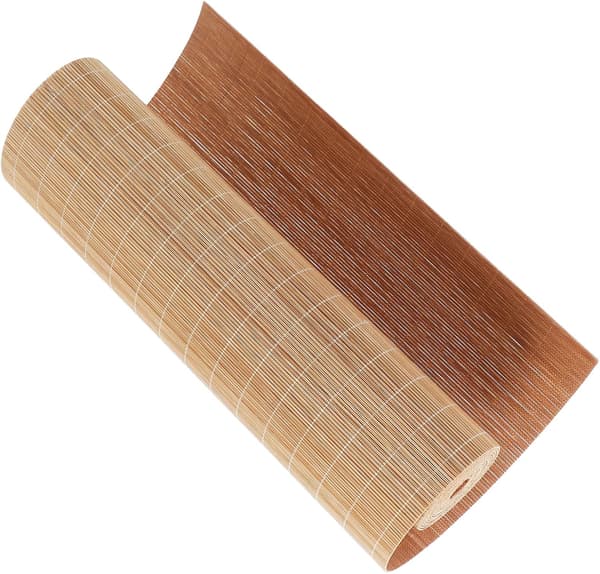 Bordslöpare i bambu 30 cm bred Naturmaterial i bambu Khakifärgad Klippbar Slät