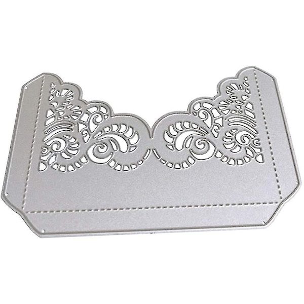 Blomsterkant Skæreforme Metal Skabelon Scrapbooking Håndværk