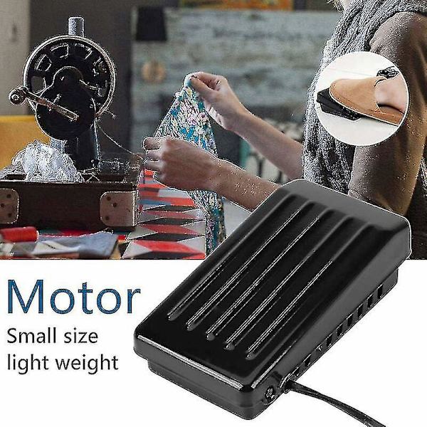 Ompelimokonemottori, jalkaohjainpoljin, universaali poljin vintage-ompelimokoneille, 180 W ompelimokonemottorin vaihto-osat jalkaohjaimella, hiljainen