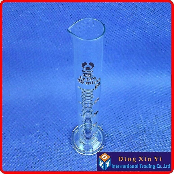 2 st 50 ml Glasgraderade Cylindrar Mätgrader