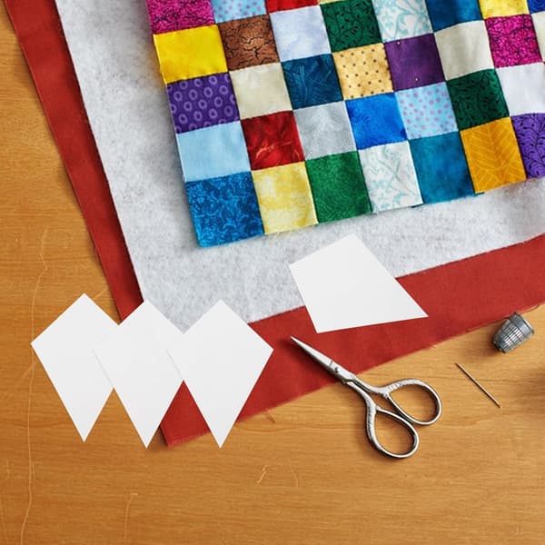 100 stk. quiltpapirskabeloner til gør-det-selv patchwork-syningstilbehør