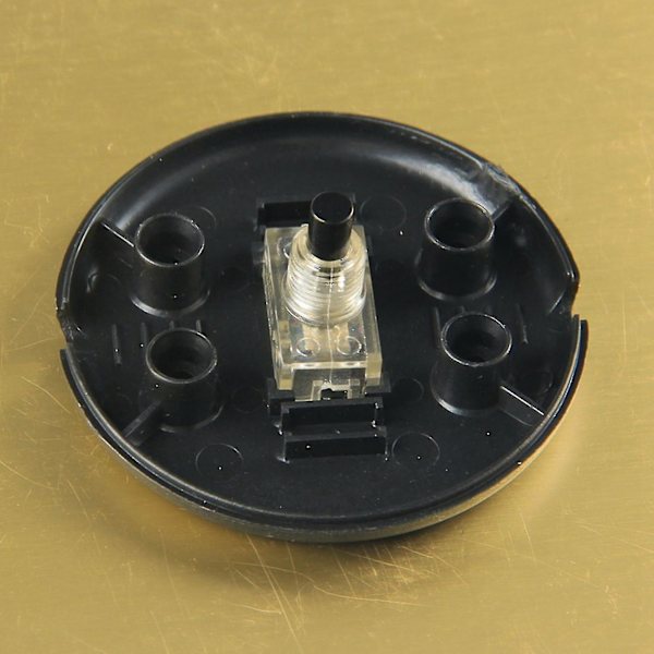 1 stk Sort Inline Lampe Fodkontakt Tryk Strømpedal Lys Fodkontakt