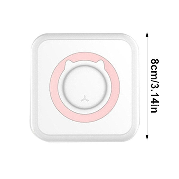 Etiketprinter USB Opladning Bærbar 1000mAh DC5V
