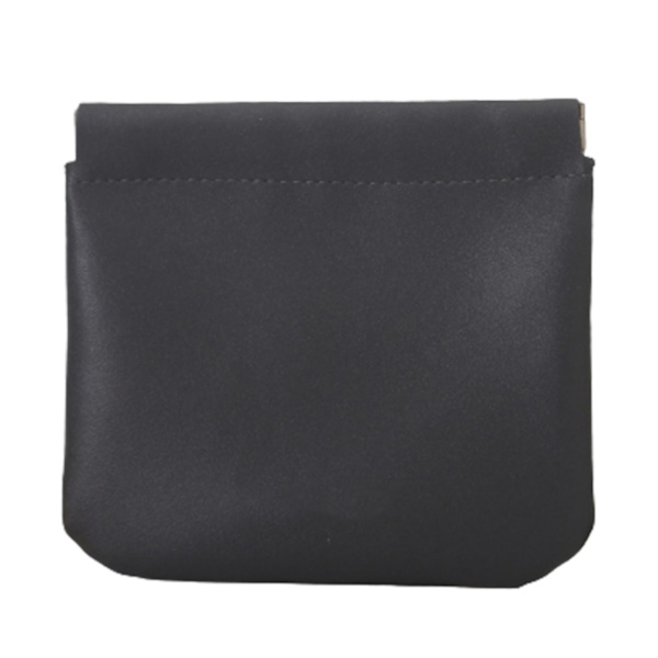 Pieni laukku Ins Kosmetiikkipussi Pieni Kannettava Kuulokkeiden Suojaava Nahkapakkaus Dark Grey