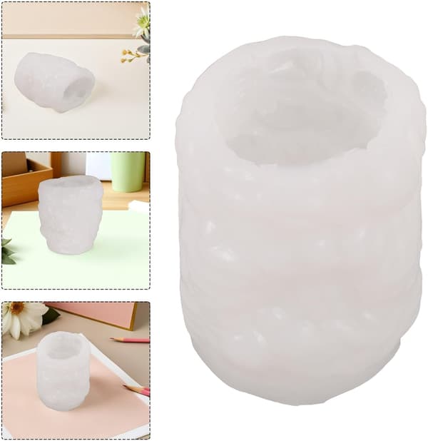 Duftlysform Prægning Bladformet Design til DIY Aromaterapi Lysfremstilling Silikonemateriale