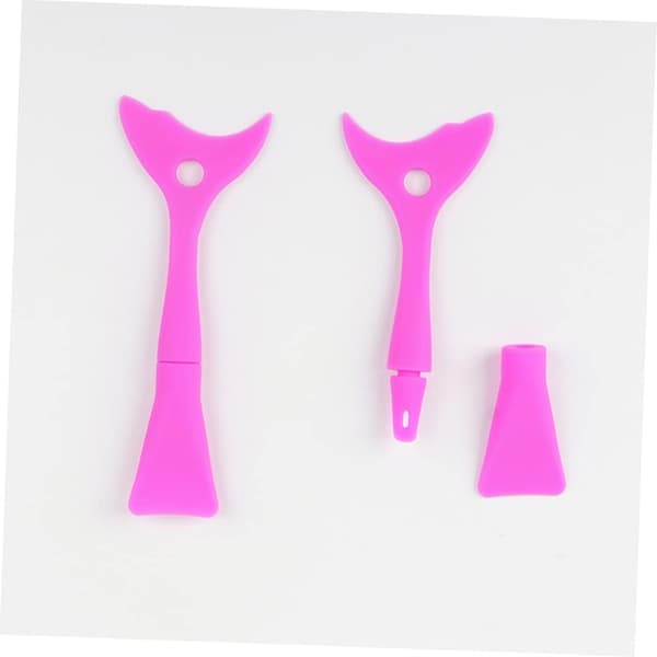 6 st Eyeliner Guard Applicator Ögonmakeupverktyg Ögonfransar Baffel Silikon Ögonfransskydd Separator