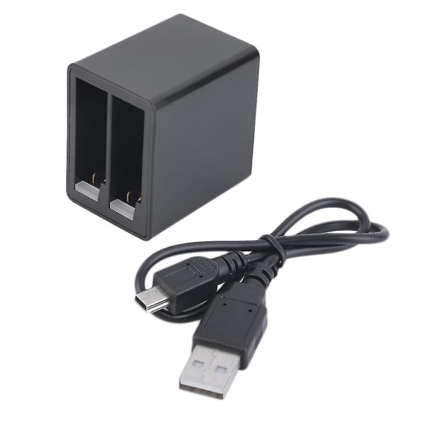 Säker Dubbel 2-Ports Batteri Laddare Gopro Hero 4
