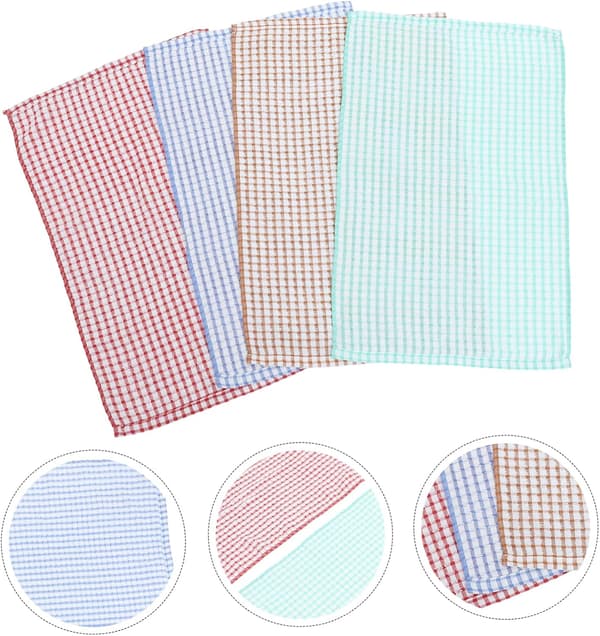 4-pack kökshanddukar multifunktionella absorberande rengöringsdukar