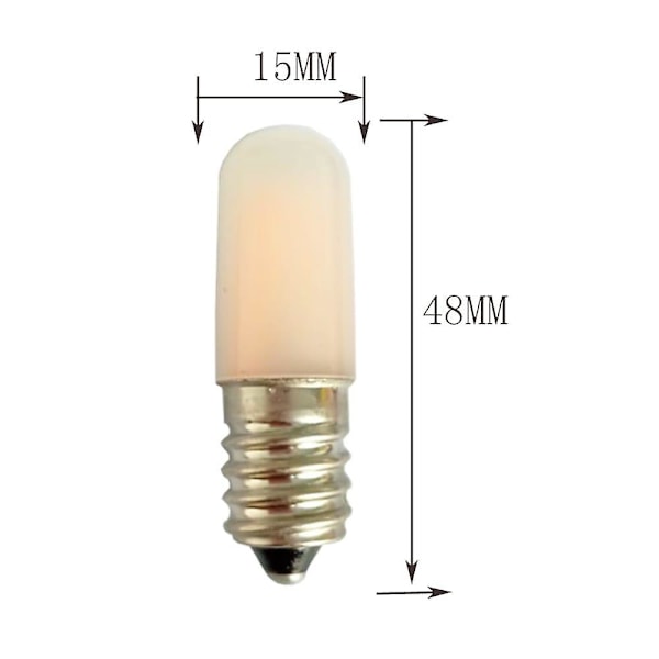 12 kpl 1,5W LED-pallolamput 90 lm E14 E12 T10
