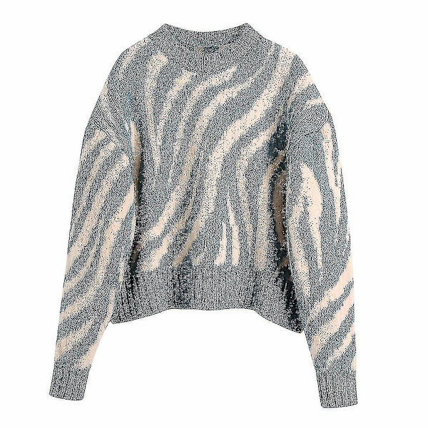 Blå och Vit Porslins Crop Top och Shorts Set med Elastisk Midja