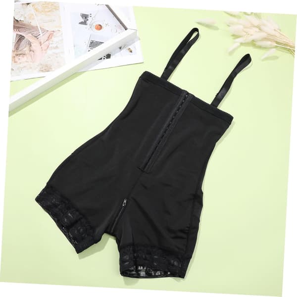 Kropsformende Bodysuit til Kvinder med Komfortabelt Lynlåsdesign Åndbart Materiale Multifunktionelt Undertøj