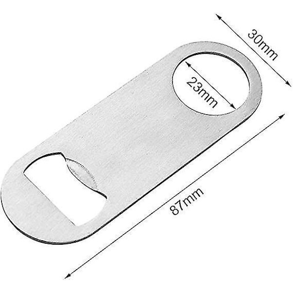 12 stk. Heavy Duty Bar Blade Flaskeåbnere Rustfrit