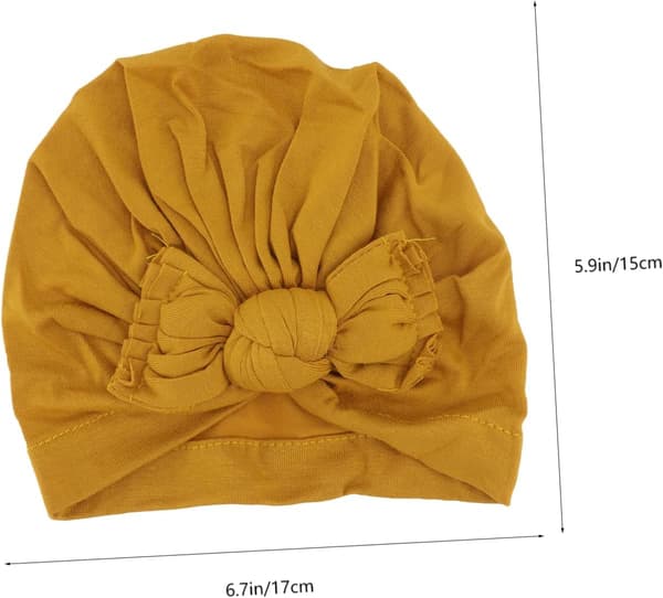 3 stk. Pulloverlue Vintervarm lue for gutt jente Sløyfedesign for utendørs bruk
