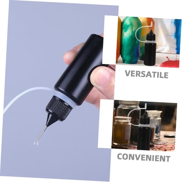 10 stk. spidse plastapplikatorflasker Klemme flasker til maling Olieapplikator