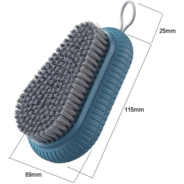 3-pack Tvätthandske, Skrubbborste, Högkvalitativ Mjuk Tvätthandske för Kläder, Skor och Skrubbning