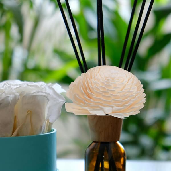 6 st eterisk olja blomdiffusor aromaterapi blomsterarrangemang DIY delikat doft för hemkontor