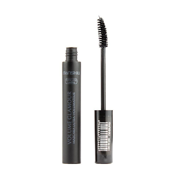 Mansly Krøllete Svart Hår Vannfast Mascara Fiber Volum