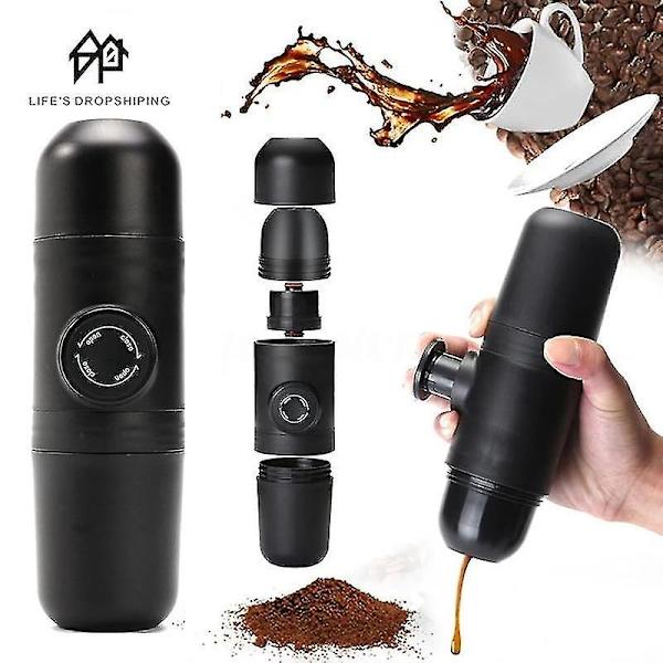 Manuaalinen Kannettava Espressokone Auton Kahvinkeitin Moka-kattila