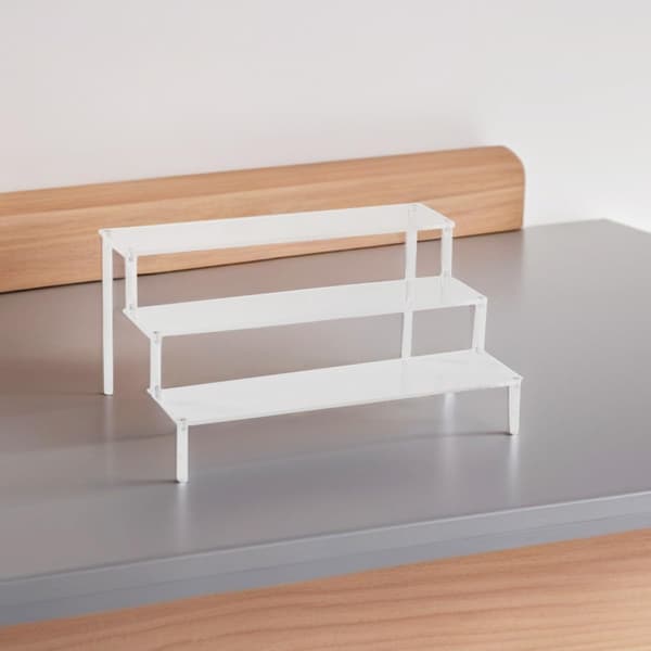 Tecknad bil display stativ akryl modell display hylla för läppstift rack actionfigur hållare