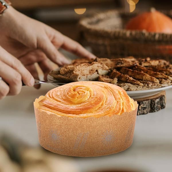 100 stk Cupcake Kake Papirkopper Papirkake Bakekopper Brun Praktisk