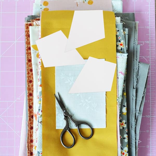 100 stk. quiltpapirskabeloner til gør-det-selv patchwork-syningstilbehør