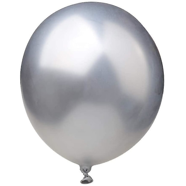 60 stk Rosa Ballongbue Hvit Sølv Latex Transparent