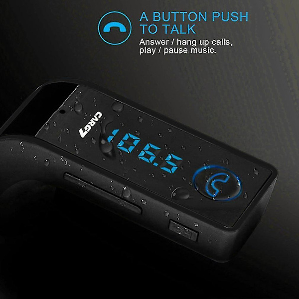 Auton MP3-soitin FM-lähetin Bluetooth USB-lataus