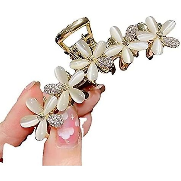 Kvinders Perle Hårklip Barrettes Krystal Rhinestone Hårklemmer Hårspænde Hårtilbehør Klips