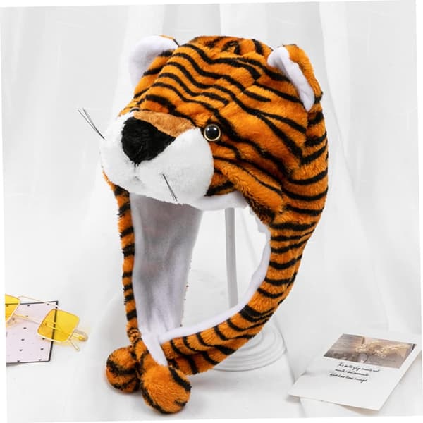 Bedårande dekorativ tigerhatt för bekväm elastisk accessoar