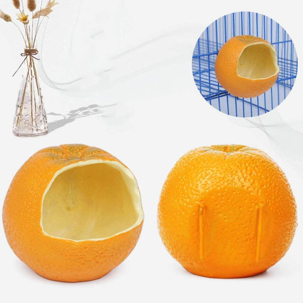 Fuglefoder Fuglefoder Skålformet Orange Papegøje Papegøje Foderretter Kop Til Små Papegøjer