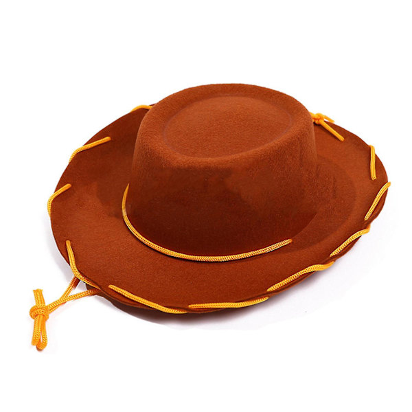 Hipster Western Cowboy-hattu Laaja Reuna Huopahattu Nauha Jazz Hat Prom-juhliin Pink