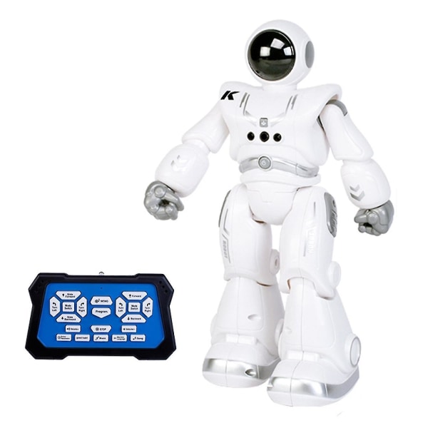 RC-robot med geststyrning, programmerbar fjärrkontroll, dansande present till barn | RC-robot (vit)