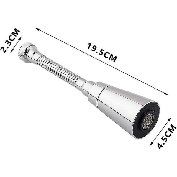 Hane-lufter, kan rotere 350 grader/vandbesparende si/luftet spray