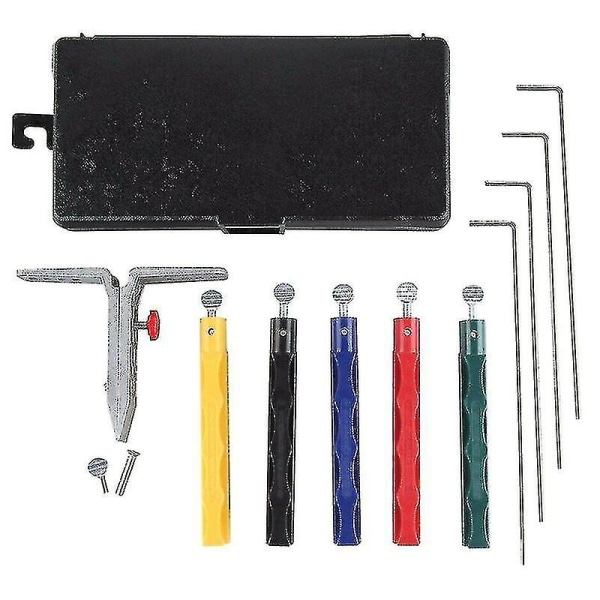 Cutter Sharpener Deluxe 5 Slibesten Sæt Slibesystem Bærbar Holdbar Værktøj