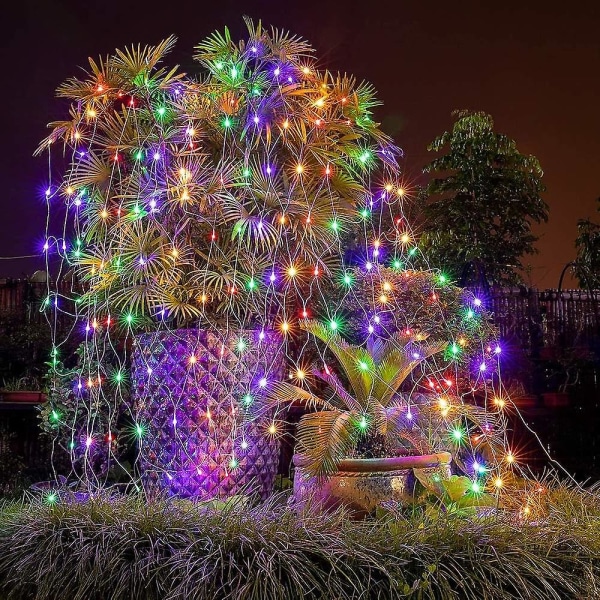 Julenettlys 6m*4m 720 LED 8 Modi Mesh-streng