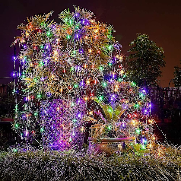 Julnätlampor 6m*4m 720LED 8 Ljuslägen Mesh Fairy