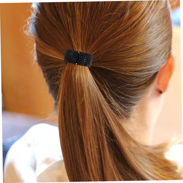 4st Hästsvanshårband Elastiska Hårband för Kvinnor Modeaccessoarer Tjocka Hållare Scrunchies
