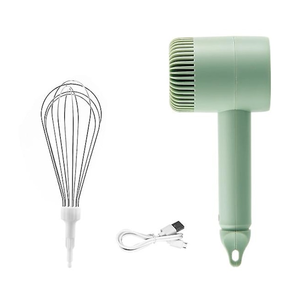 Trådløs 3-trins Mini Mixer Elektrisk Madblender Håndholdt Mixer Green 1 set