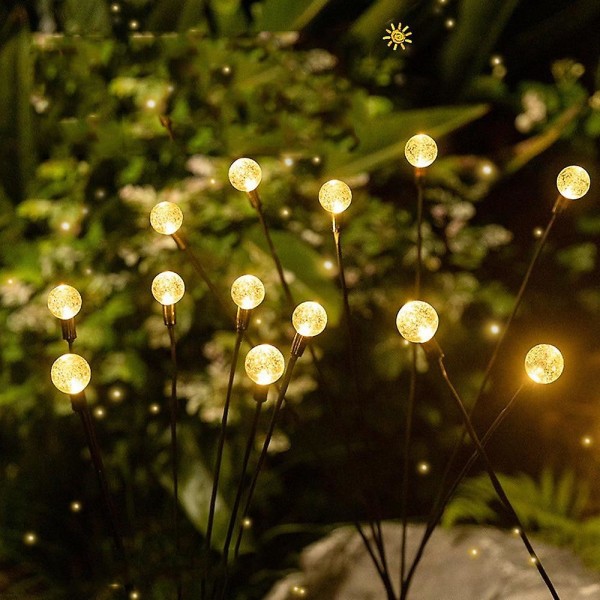 Outdoor Solar Garden Lights Firefly Lights Led Swaying