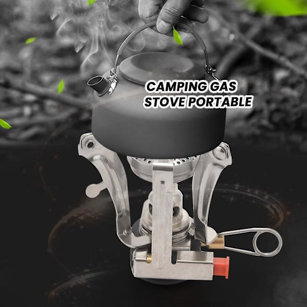 Mini Gasskomfyr Super Lett Campingkomfyr Utendørs Matlagingsbrenner Foldbar Camping Gasskomfyr Wit-haoyi-yuhao