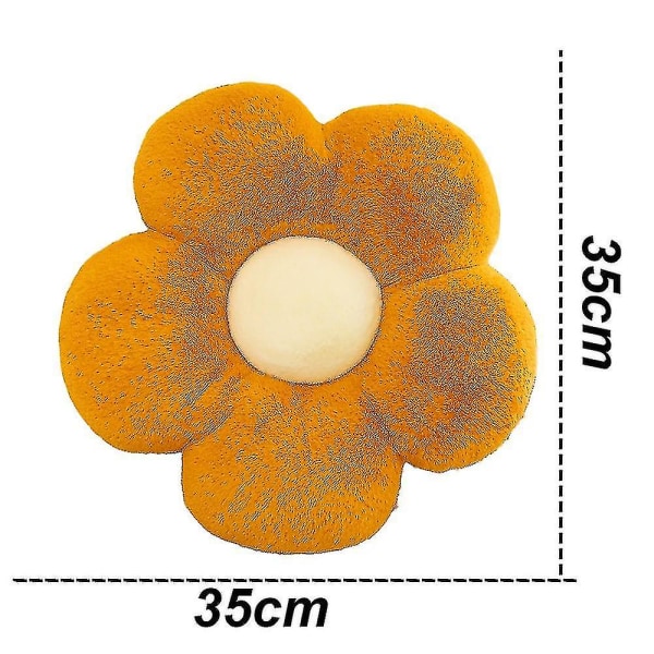 Blomsterformet pude, pude, smuk værelsesdekoration og plys pude til soveværelse sofa.