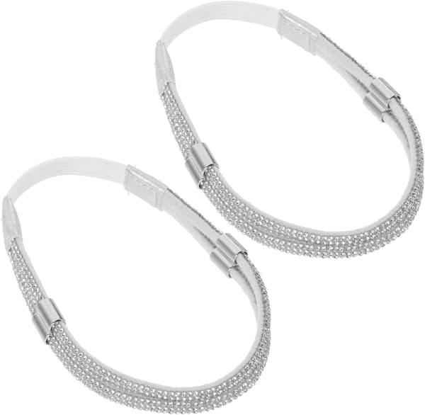 1 par lösa hälremmar för höga klackar Eleganta elastiska ersättningsskoremmar
